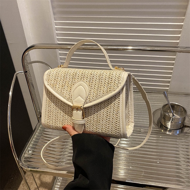 Túi Đeo Chéo Vai Đan Cói Thời Trang Xuân Hè 2023 Cho Nữ