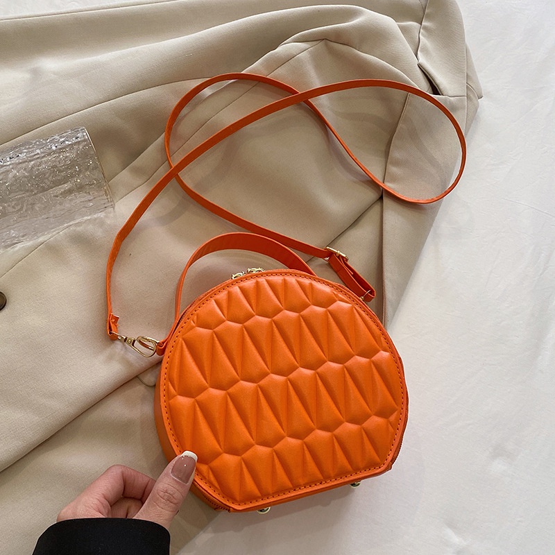 Túi Đeo Chéo Hình Tròn Nhỏ Thêu Họa Tiết Thời Trang Mùa Xuân 2023 Cho Nữ