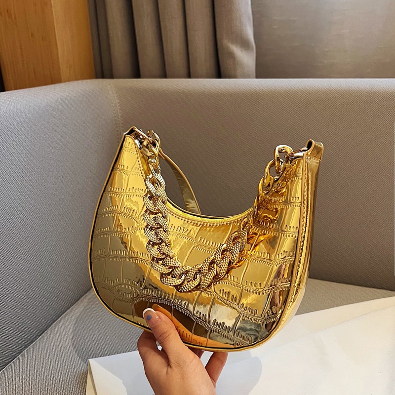 Túi Xách Đeo Vai / Đeo Chéo Có Dây Xích Thời Trang Retro 2023 Dành Cho Nữ