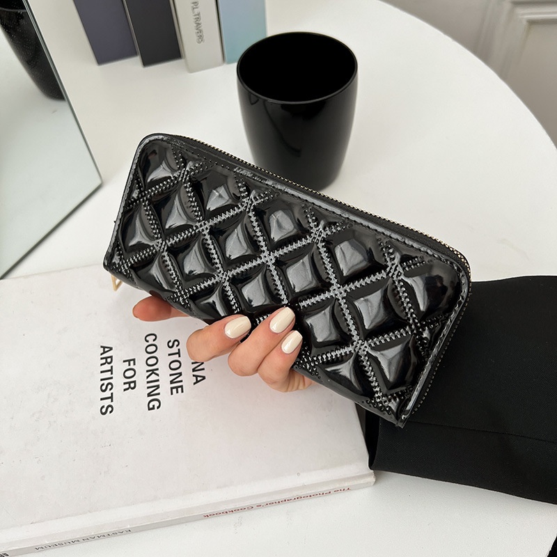 Ví Cầm Tay Dáng Dài Đính Kim Cương Giả Đa Năng Thời Trang 2023 Cho Nữ