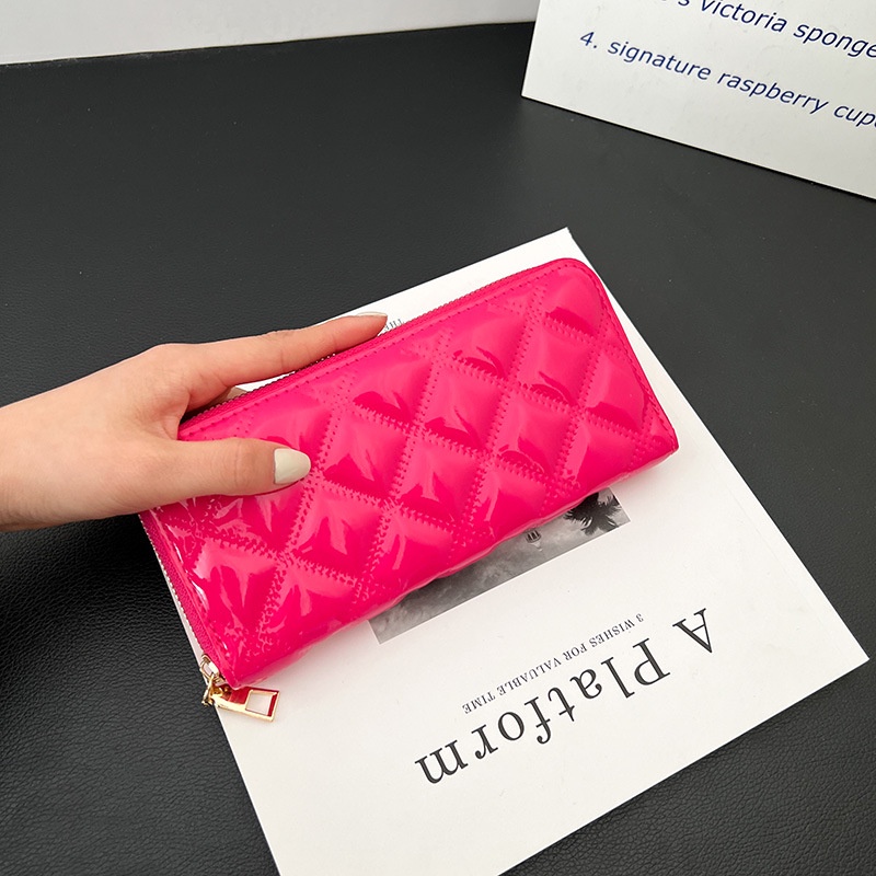 Ví Cầm Tay Dáng Dài Đính Kim Cương Giả Đa Năng Thời Trang 2023 Cho Nữ