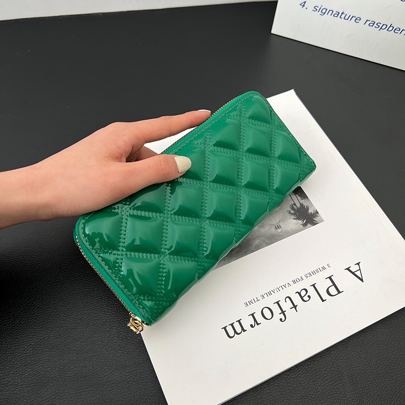 Ví Cầm Tay Dáng Dài Đính Kim Cương Giả Đa Năng Thời Trang 2023 Cho Nữ