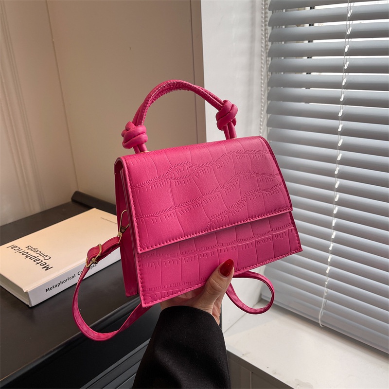 Túi Đeo Vai Hình Vuông Cỡ Nhỏ Màu Trơn Đơn Giản Thời Trang Xuân Hè 2023 Cho Nữ