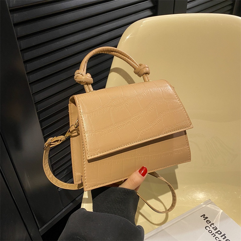 Túi Đeo Vai Hình Vuông Cỡ Nhỏ Màu Trơn Đơn Giản Thời Trang Xuân Hè 2023 Cho Nữ