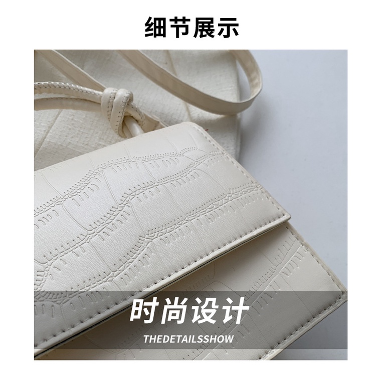 Túi Đeo Vai Hình Vuông Cỡ Nhỏ Màu Trơn Đơn Giản Thời Trang Xuân Hè 2023 Cho Nữ