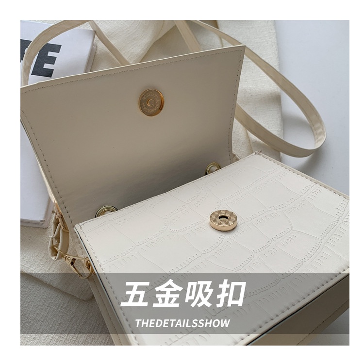 Túi Đeo Vai Hình Vuông Cỡ Nhỏ Màu Trơn Đơn Giản Thời Trang Xuân Hè 2023 Cho Nữ