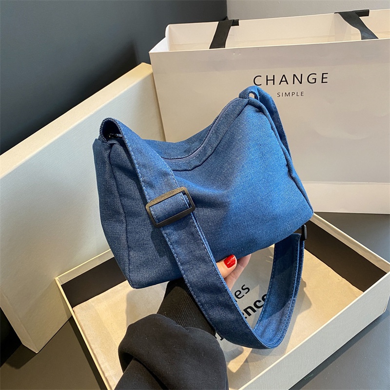 Ba Lô Denim Sức Chứa Lớn Thời Trang Mùa Xuân 2023 Dành Cho Nữ