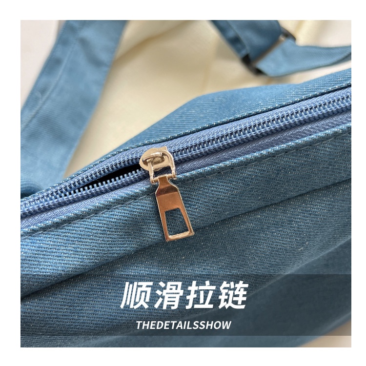 Ba Lô Denim Sức Chứa Lớn Thời Trang Mùa Xuân 2023 Dành Cho Nữ