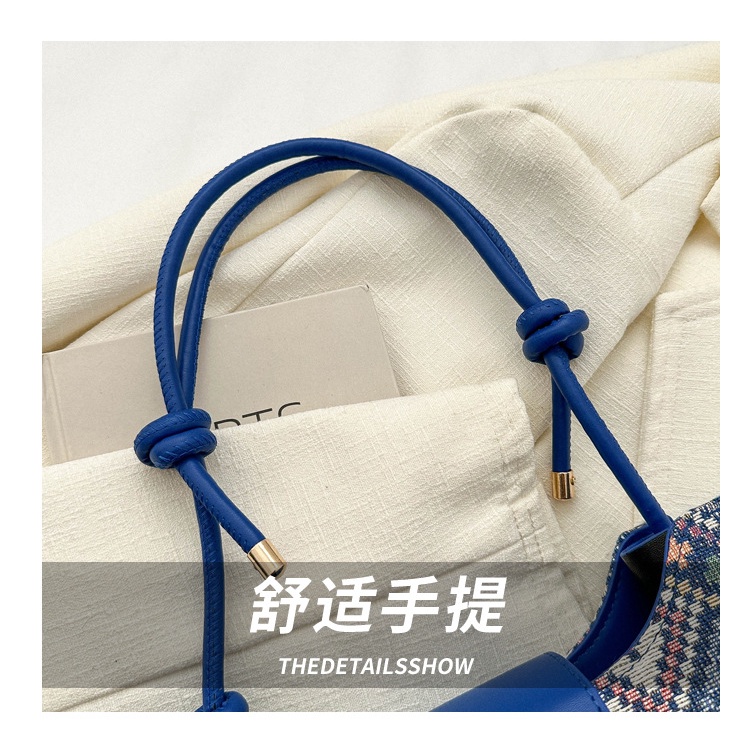 Túi Tote Đeo Vai / Kẹp Nách Hình Vuông Nhỏ Kẻ Sọc Thời Trang Mùa Xuân 2023 Cho Nữ