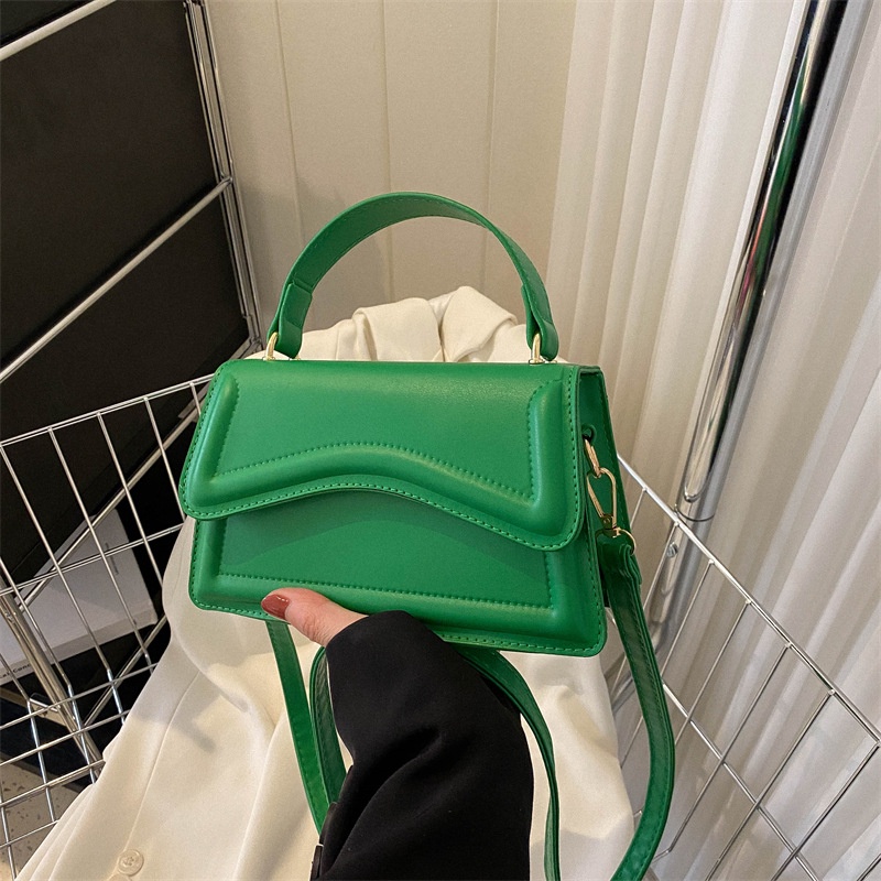 Túi Đeo Chéo Hình Vuông Nhỏ Màu Trơn Đơn Giản Thời Trang Mùa Xuân 2023 Cho Nữ