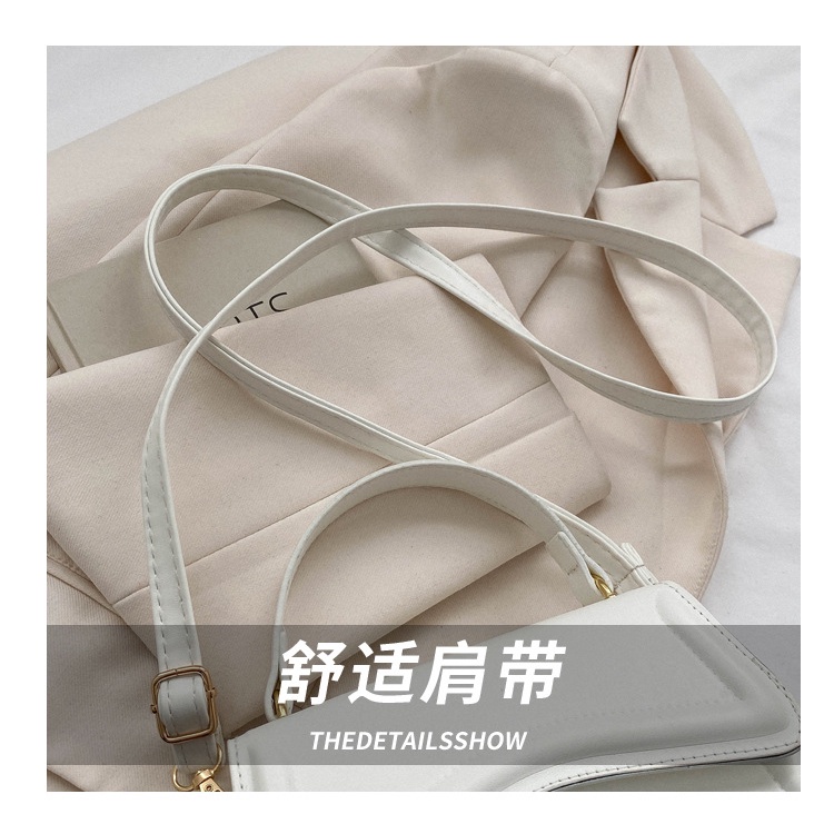 Túi Đeo Chéo Hình Vuông Nhỏ Màu Trơn Đơn Giản Thời Trang Mùa Xuân 2023 Cho Nữ