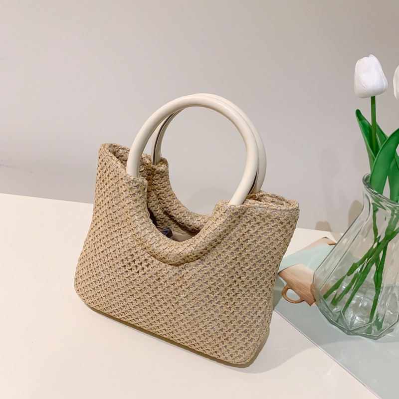 Túi Xách Đan Cói Cỡ Lớn Thời Trang 2023 Cho Nữ