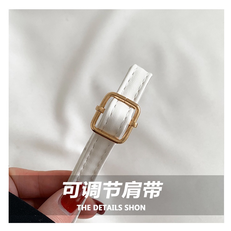 Túi Đeo Chéo Da PU Hình Vuông Dập Nổi Họa Tiết Chữ Đơn Giản Thời Trang Mùa Xuân 2023 Cho Nữ