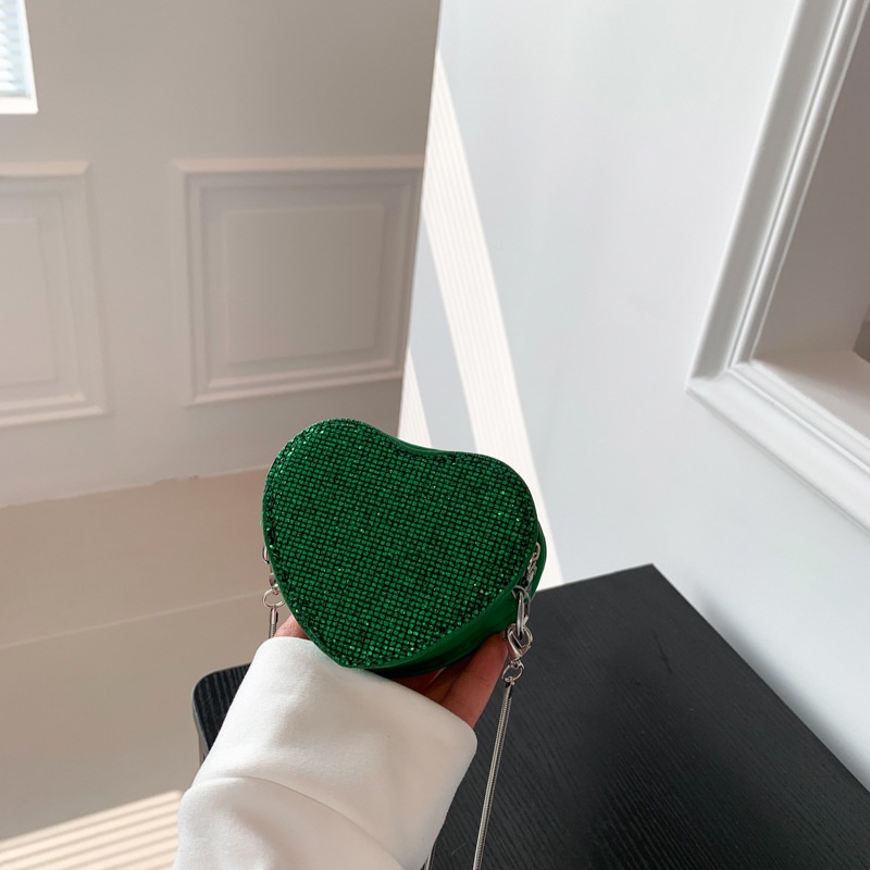 Ba Lô Du Lịch Hình Trái Tim Đính Đá Thời Trang Mùa Xuân 2023 Cho Nữ