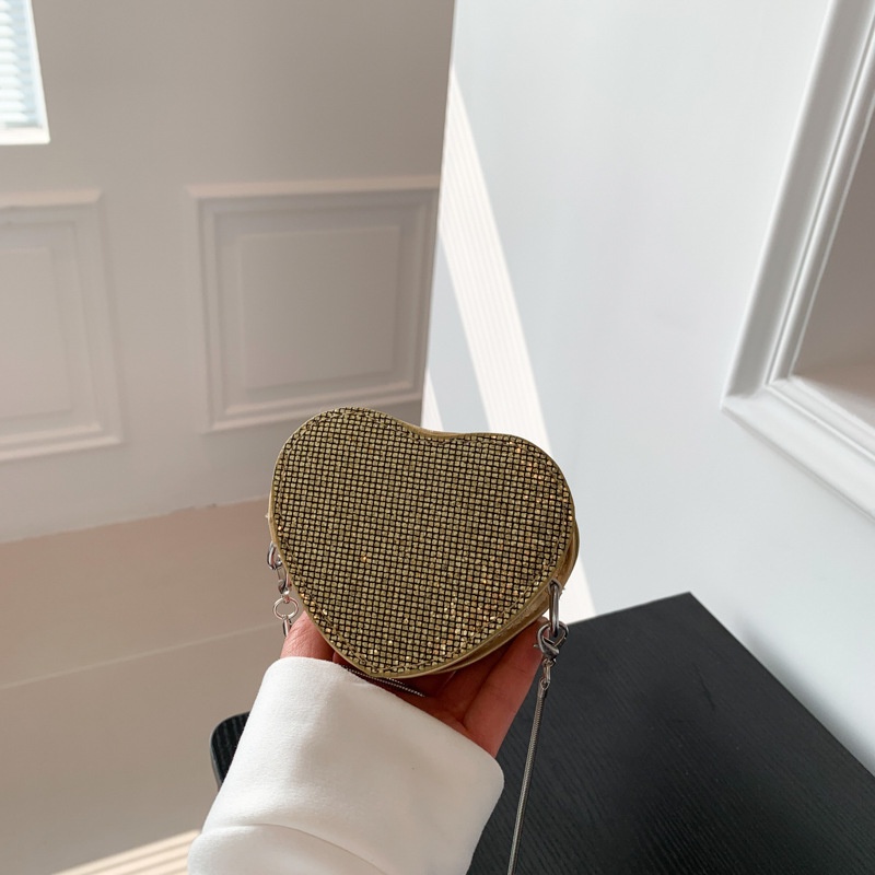 Ba Lô Du Lịch Hình Trái Tim Đính Đá Thời Trang Mùa Xuân 2023 Cho Nữ