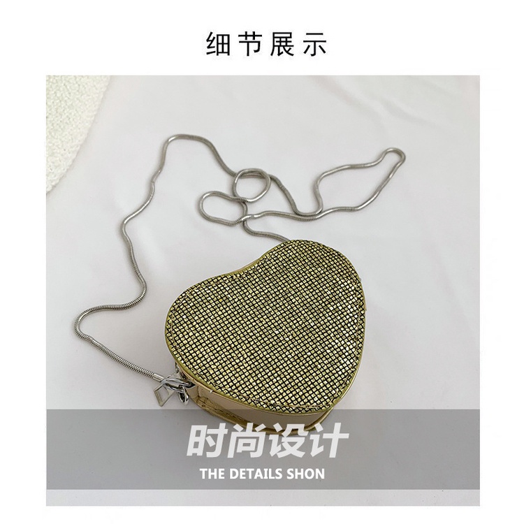 Ba Lô Du Lịch Hình Trái Tim Đính Đá Thời Trang Mùa Xuân 2023 Cho Nữ