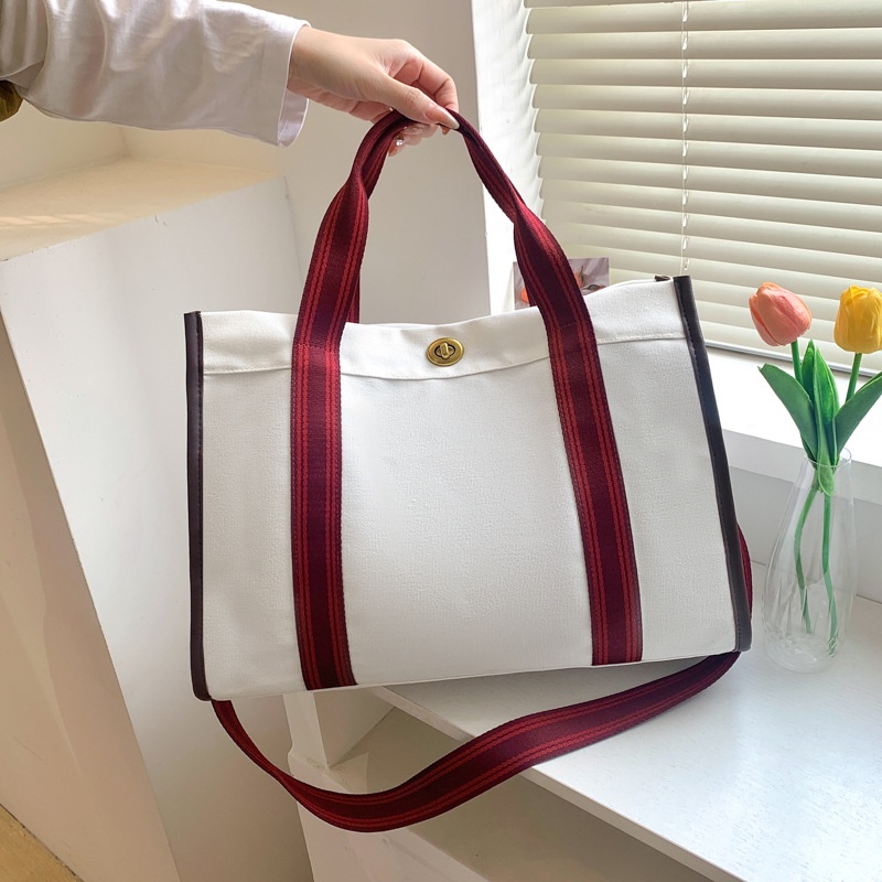Túi Tote Đeo Vai Sức Chứa Lớn Thời Trang Mùa Xuân 2023 Phong Cách Cổ Điển Đơn Giản Dành Cho Bạn Nữ