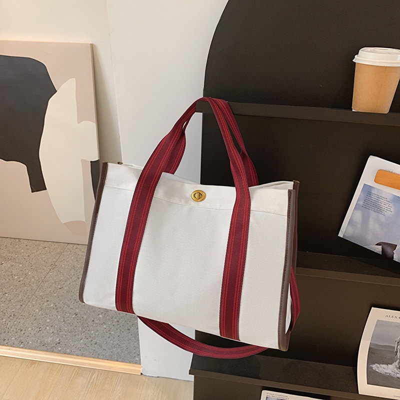 Túi Tote Đeo Vai Sức Chứa Lớn Thời Trang Mùa Xuân 2023 Phong Cách Cổ Điển Đơn Giản Dành Cho Bạn Nữ