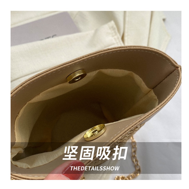 Túi Đeo Chéo Đan Cói Sức Chứa Lớn Thời Trang Mùa Xuân 2023 Cho Nữ