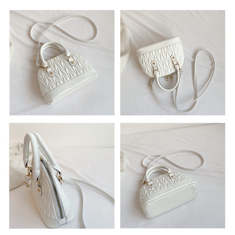 Túi Đeo Chéo Mini Màu Trơn Thêu Chỉ Đơn Giản Thời Trang Mùa Xuân 2023 Dành Cho Bạn Nữ