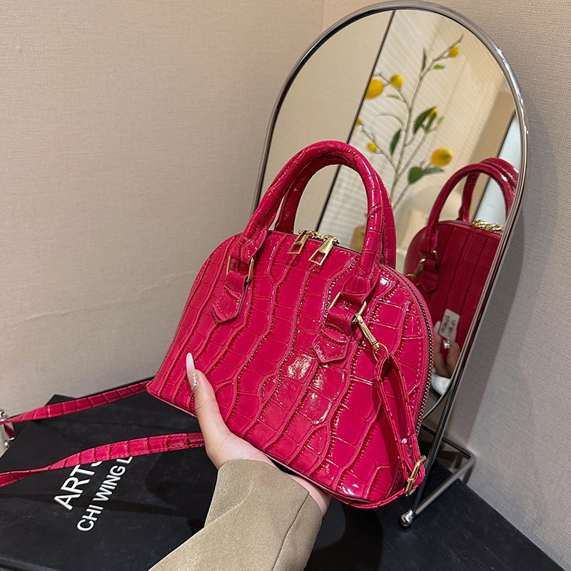 Túi Đeo Vai Họa Tiết Vân Đá Phong Cách Retro Thời Trang 2023 Cho Nữ