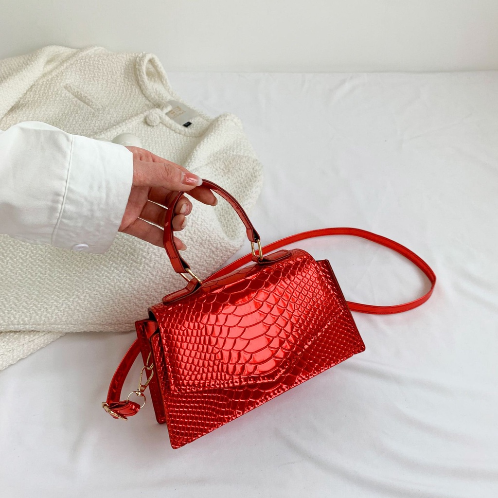 Ba Lô Họa Tiết Da Cá Sấu Cao Cấp Thời Trang Mùa Hè 2023 Dành Cho Nữ