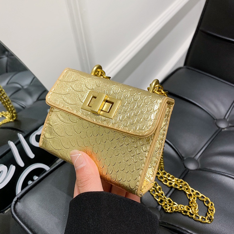 Túi Đeo Chéo Hình Vuông Cỡ Nhỏ Kèm Dây Đeo Sợi Xích Thời Trang Mùa Hè 2023 Sang Trọng Cho Nữ