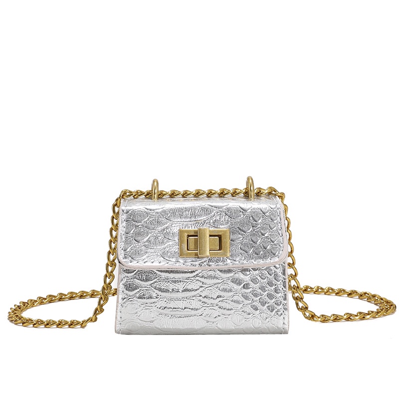 Túi Đeo Chéo Hình Vuông Cỡ Nhỏ Kèm Dây Đeo Sợi Xích Thời Trang Mùa Hè 2023 Sang Trọng Cho Nữ