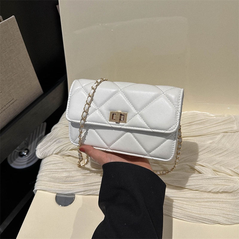 Ba Lô Đeo Vai Hình Vuông Cỡ Nhỏ Đính Đá Phối Dây Đeo Sợi Xích Thời Trang Xuân Hè 2023 Cho Nữ