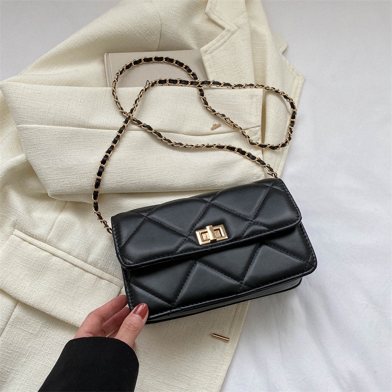 Ba Lô Đeo Vai Hình Vuông Cỡ Nhỏ Đính Đá Phối Dây Đeo Sợi Xích Thời Trang Xuân Hè 2023 Cho Nữ