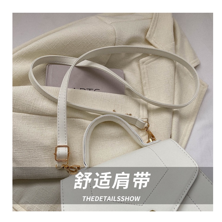 Túi Đeo Chéo Mini Hình Vuông Màu Trơn Đơn Giản Thời Trang Xuân 2023 Phong Cách Retro