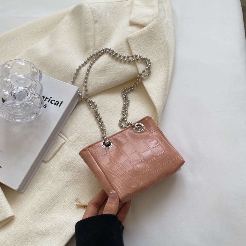 Túi Xách Mini Phối Dây Xích Đeo Vai Thời Trang Xuân Hè 2023 Cho Nữ