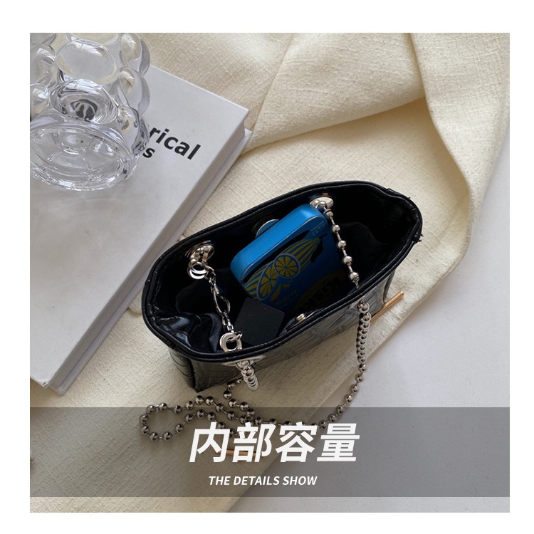 Túi Xách Mini Phối Dây Xích Đeo Vai Thời Trang Xuân Hè 2023 Cho Nữ