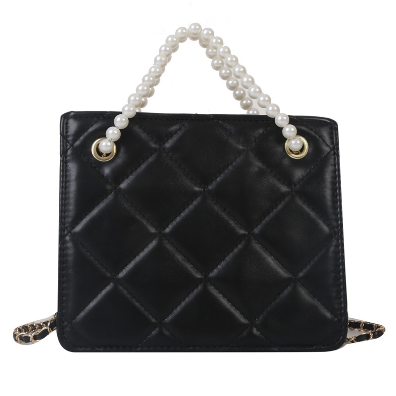 Túi Đeo Vai Hình Vuông Đính Ngọc Trai Thời Trang Xuân Hè 2023