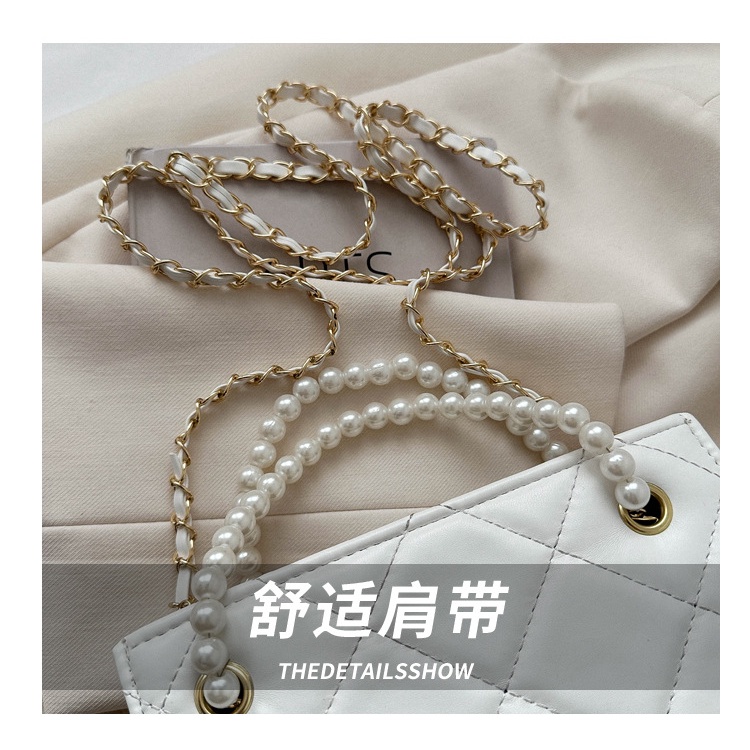 Túi Đeo Vai Hình Vuông Đính Ngọc Trai Thời Trang Xuân Hè 2023