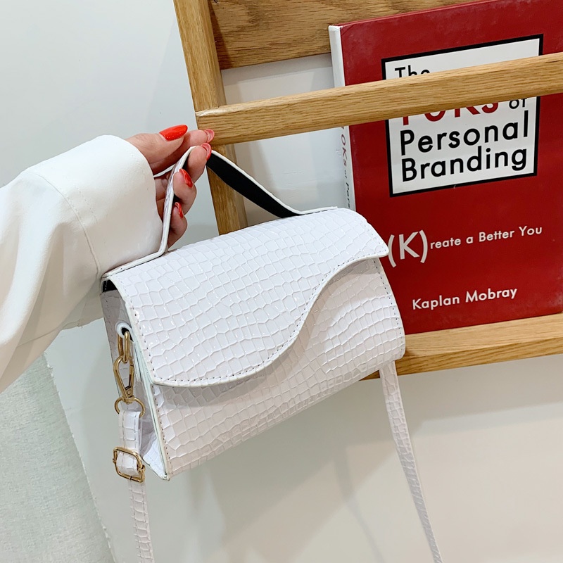 Túi Xách Đeo Vai Họa Tiết Da Cá Sấu Cao Cấp Thời Trang Xuân Hè 2023 Dành Cho Nữ