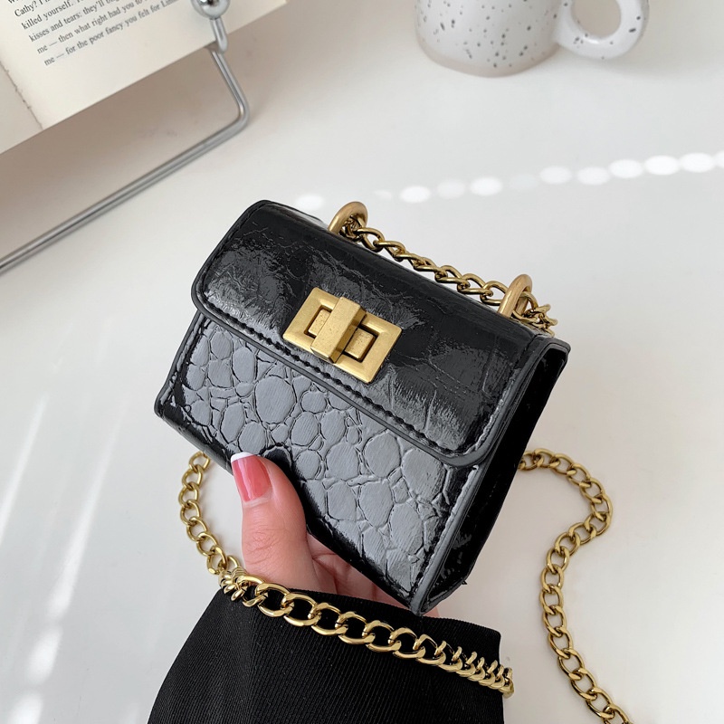 Ba Lô Đeo Vai Hình Vuông Cỡ Nhỏ Cài Khóa Màu Tương Phản Kiểu Retro Thời Trang Mùa Xuân 2023 Cho Nữ