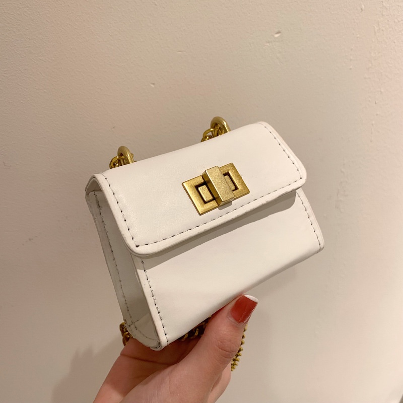 Ba Lô Đeo Vai Hình Vuông Cỡ Nhỏ Cài Khóa Màu Tương Phản Kiểu Retro Thời Trang Mùa Xuân 2023 Cho Nữ