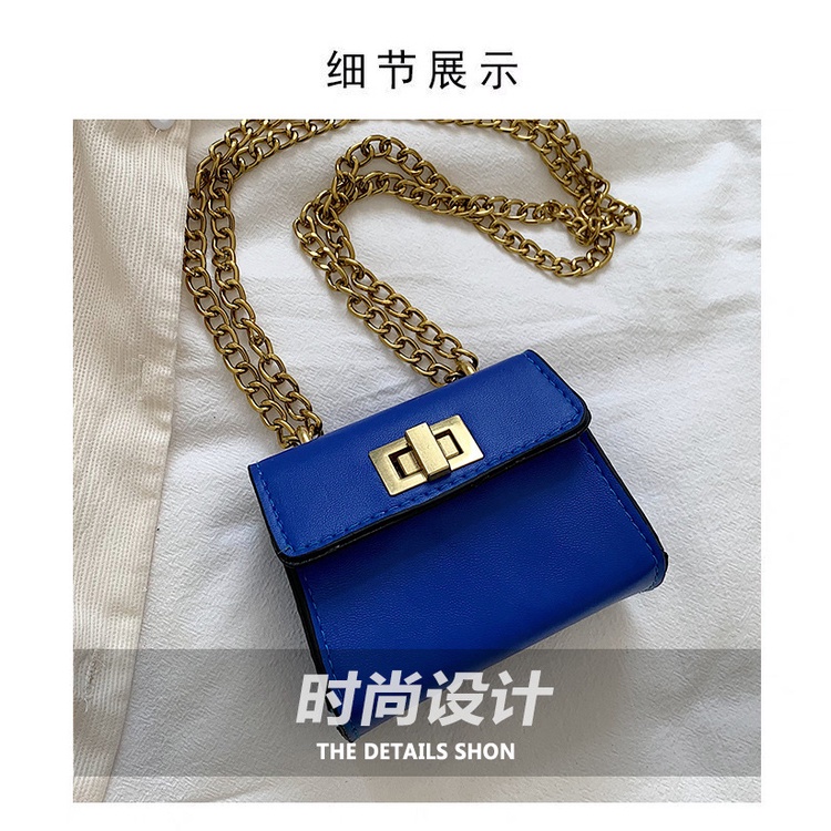 Ba Lô Đeo Vai Hình Vuông Cỡ Nhỏ Cài Khóa Màu Tương Phản Kiểu Retro Thời Trang Mùa Xuân 2023 Cho Nữ