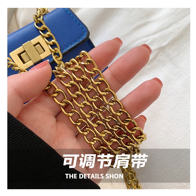 Ba Lô Đeo Vai Hình Vuông Cỡ Nhỏ Cài Khóa Màu Tương Phản Kiểu Retro Thời Trang Mùa Xuân 2023 Cho Nữ