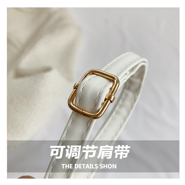 Túi Xách Đeo Vai Hình Vuông Nhỏ Màu Trơn Dập Nổi Họa Tiết Sọc Ca Rô Thời Trang Mùa Xuân 2023