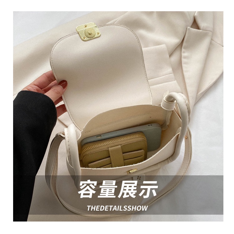 Túi Đeo Vai Hình Vuông Cỡ Nhỏ Màu Trơn Thời Trang Mùa Xuân 2023 Cho Nữ