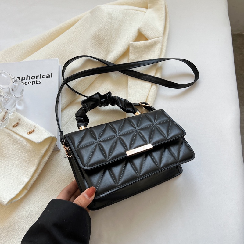 Ba Lô Xếp Ly Thêu Họa Tiết Đơn Giản Thời Trang Mùa Xuân 2023 Cho Nữ