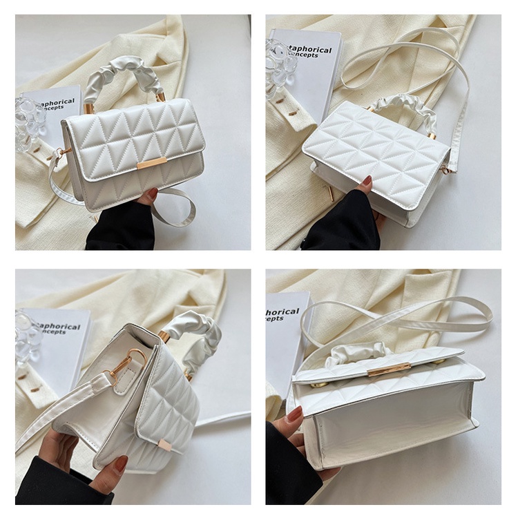 Ba Lô Xếp Ly Thêu Họa Tiết Đơn Giản Thời Trang Mùa Xuân 2023 Cho Nữ