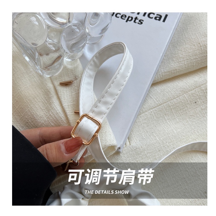 Ba Lô Xếp Ly Thêu Họa Tiết Đơn Giản Thời Trang Mùa Xuân 2023 Cho Nữ