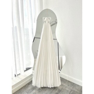 ĐẦM MAXI CỔ YẾM DẬP LY HỞ LƯNG