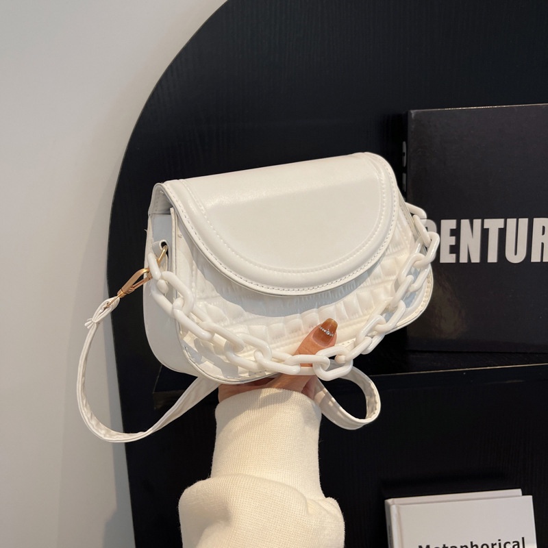 Túi Xách Đeo Vai Hình Vuông Màu Sắc Trơn Thời Trang Mùa Xuân 2023 Dành Cho Nữ