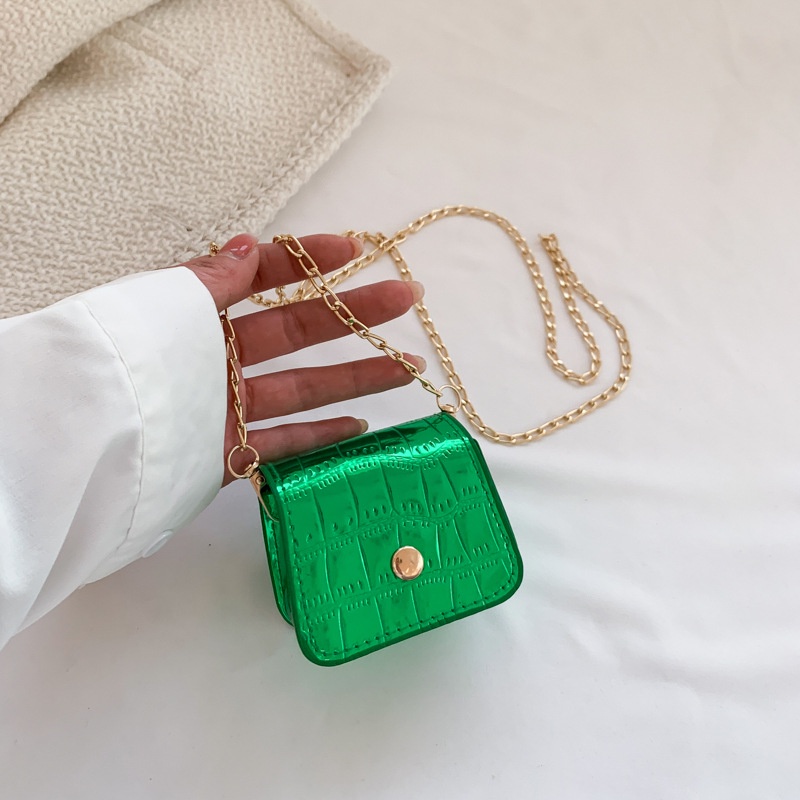 Túi Đeo Chéo Mini Phối Dây Xích Thời Trang Xuân 2023 Sang Trọng Cho Nữ