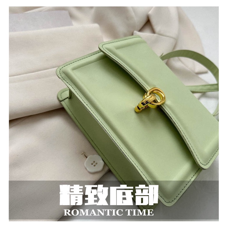 Ba Lô Đeo Vai Hình Vuông Cỡ Nhỏ Màu Sắc Đơn Giản Thời Trang Mùa Xuân 2023