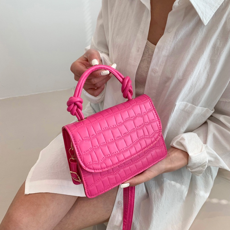 Túi Đeo Chéo Nhỏ Hình Vuông Họa Tiết Vân Đá Thời Trang 2023